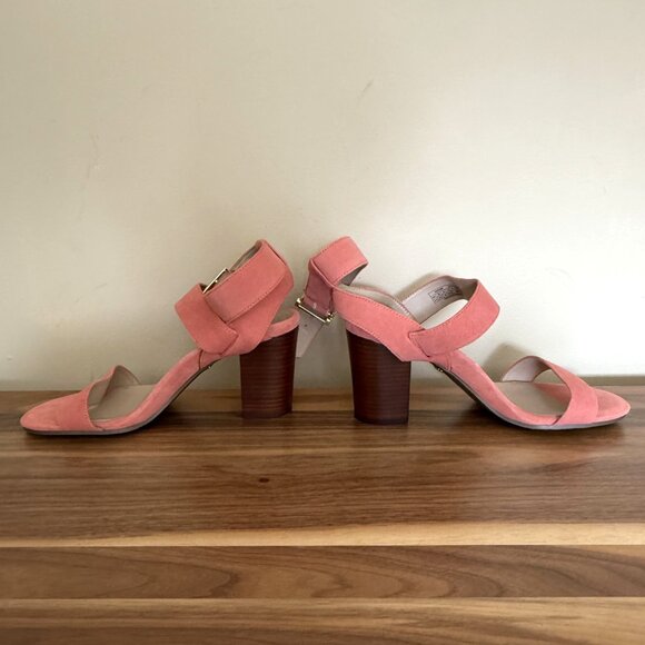 VIONIC Sofia Suede Coral Suede 8.5 W sandals shoes leather NWOT ankle strap - Picture 4 of 13